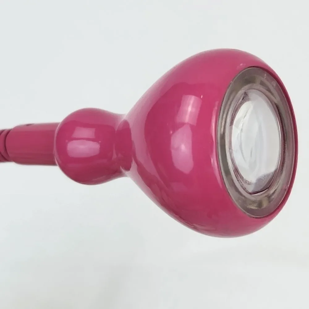 💜IKEA Pink Bendable Neck Clamp-on Reading Bed/Desk LED Light
